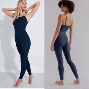 Girlfriend Collective The Unitard yoga jumpsuit navy blue medium NEW